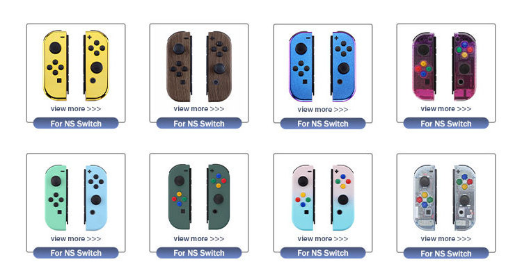 eXtremeRate Mint Green & Heaven Blue Left Right Joystick Handle Shell Case Other Game Accessories For Nintendo Switch Mod &OLED