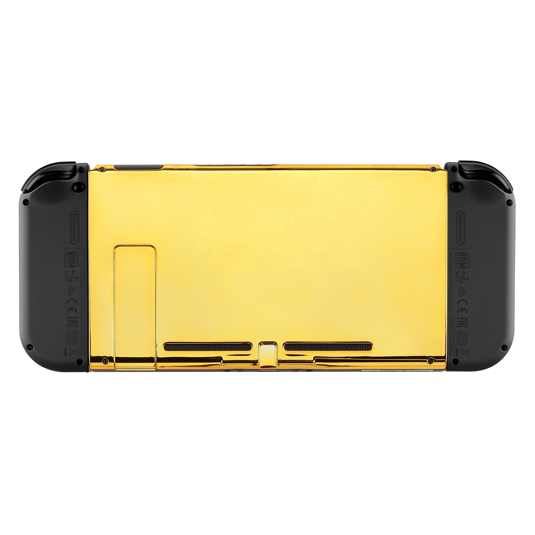 Plastic DIY Replacement Backplate Case Bottom Cover Back Shell With Kickstand For Consola Nintendo Switch Controller Accessories