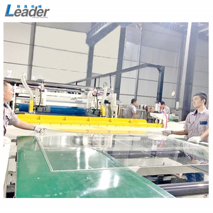 Leader Acrylic Sheet making machine PC Solid plastic sheet extruder Auto Glass plastic sheet extrusion machine  +8613361497218