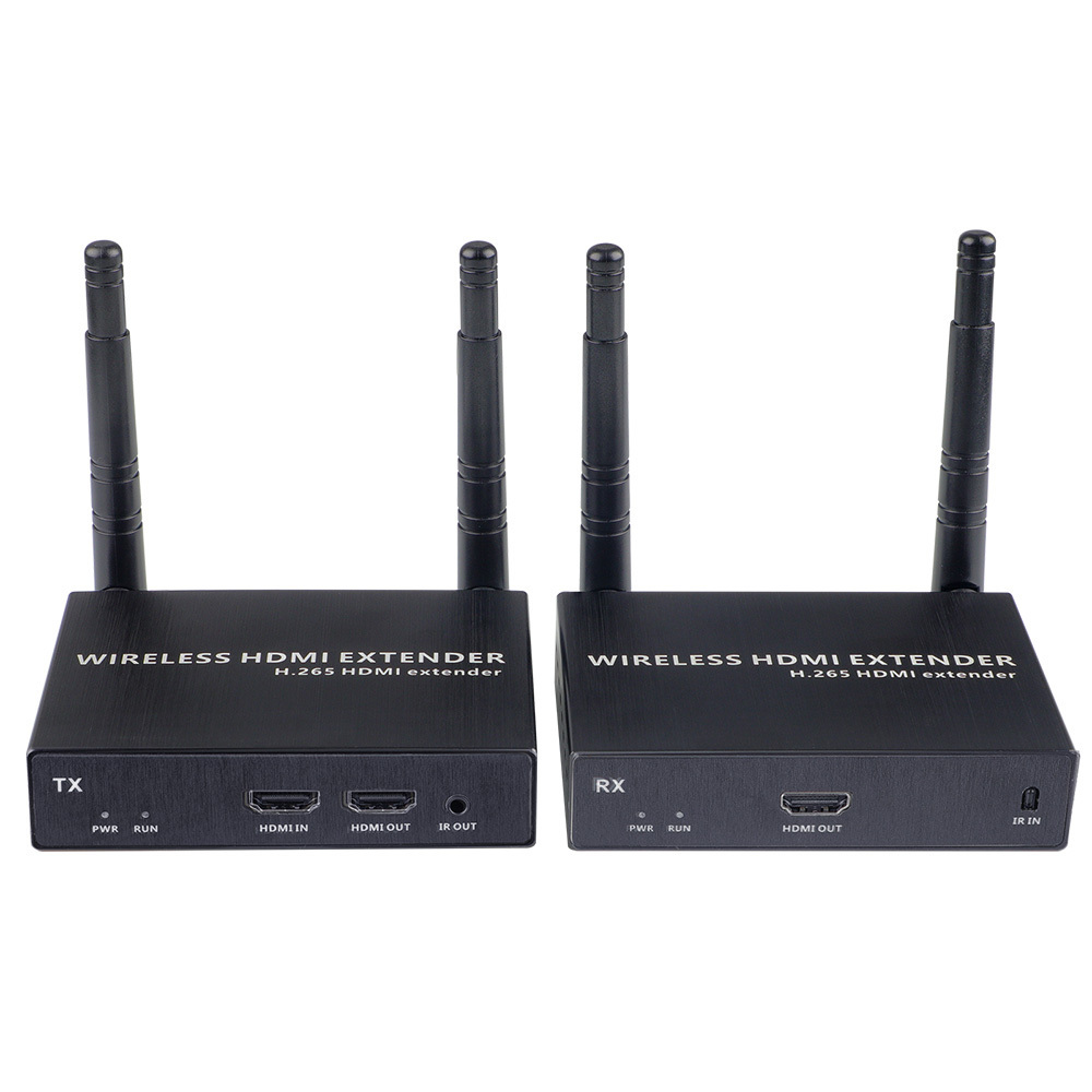 EXVIST 4K@30FPS KVM 1*TX+3*RX 100M Wireless HDMI Extender Kit 4K Video Splitters & Converters 328ft Transmission 100M Receiver