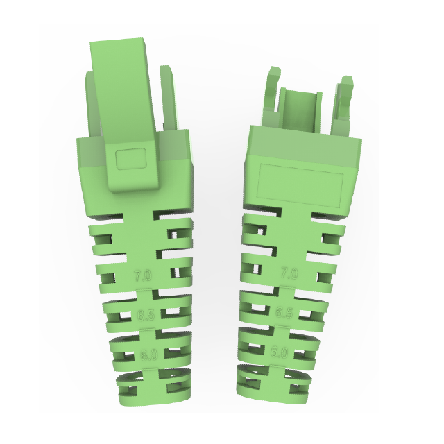 adjustable 7.0mm PVC boot Suitable for UTP, FTP, RJ45 connector Colorful RJ45 Strain Relief RJ45 cover rj45  rj45 plug cover