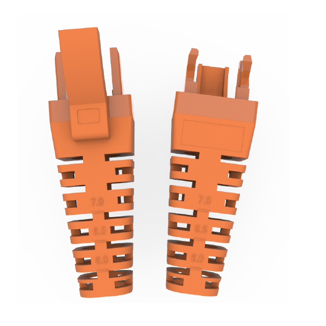 adjustable 7.0mm PVC boot Suitable for UTP, FTP, RJ45 connector Colorful RJ45 Strain Relief RJ45 cover rj45  rj45 plug cover