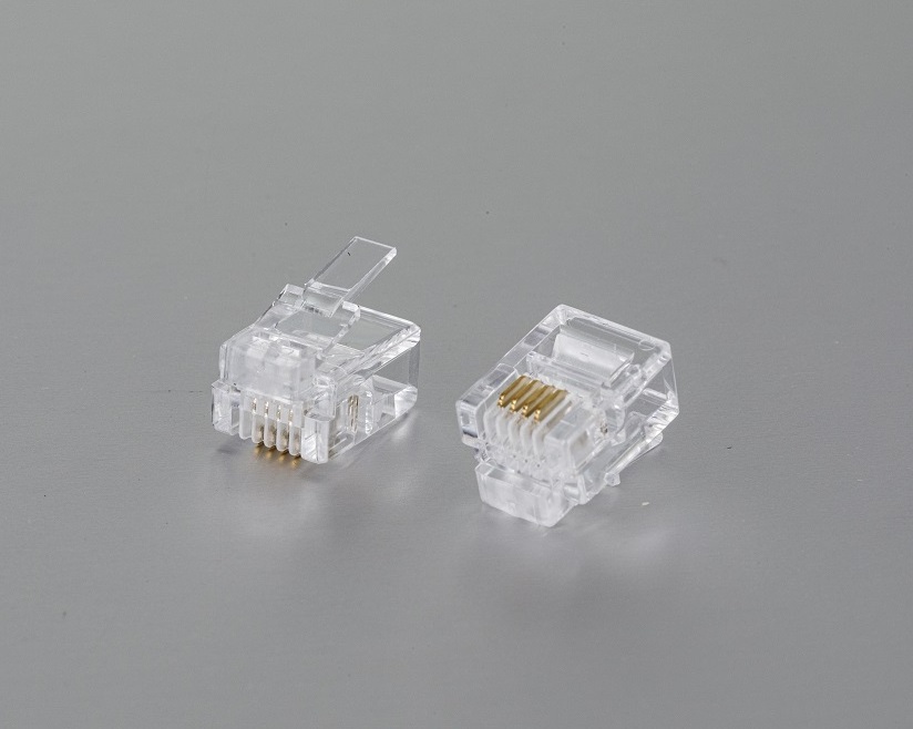 EXW High Quality RJ11 RJ12 Connector Plug 6P6C rj11 4p2c 4p4c RJ11 connector