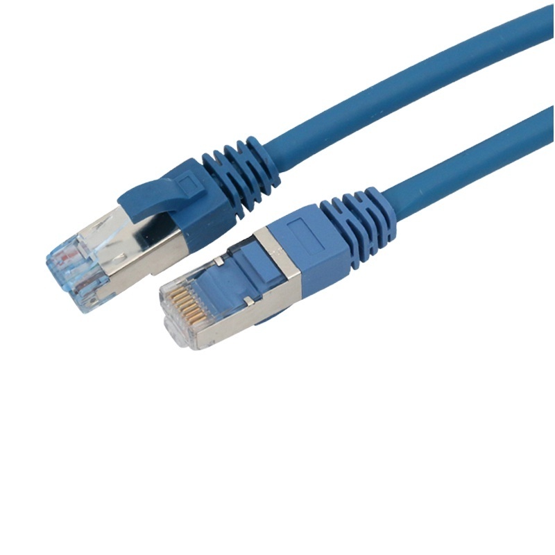 High quality Ethernet cable cat5e cat6 c6a UTP 1,3,5,10M blue bend insensitive solid stranded patch cord cat6 lan patch cord ul