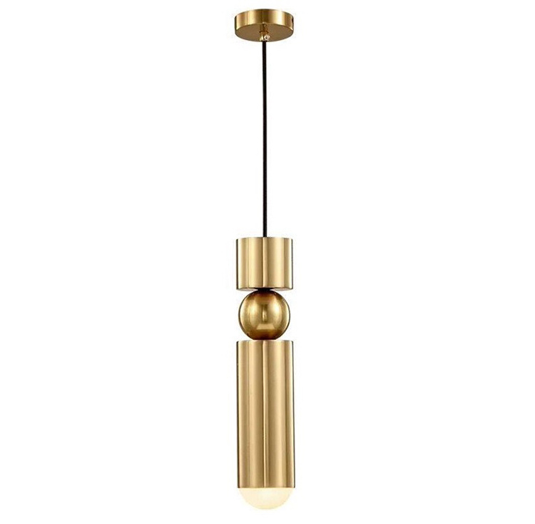 Modern Industrial Gold LED Pendant Light Fixture Ambient Lighting Kitchen Dining Room Living Room Bedroom-Iron Hotels Indoor Use