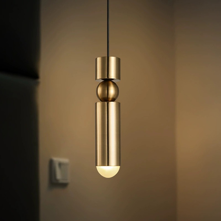 Modern Industrial Gold LED Pendant Light Fixture Ambient Lighting Kitchen Dining Room Living Room Bedroom-Iron Hotels Indoor Use