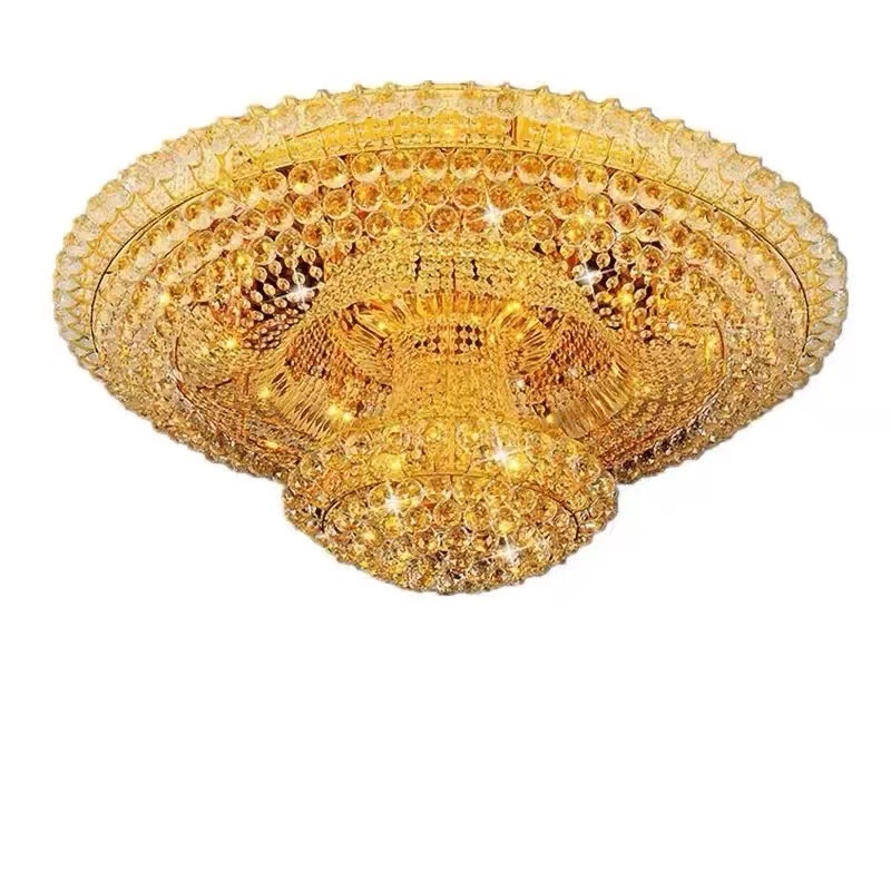 guzhen factory wholesale Crystal Flush Mount Ceiling Light Chandelier Elegant Flush Mount Design for Home Decor