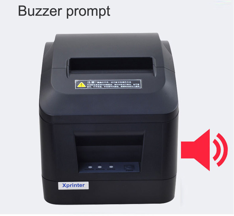 80mm thermal receipt printer Supermarket POS invoice printing Xprinter cash box catering receipt printing xp-160m USB LAN