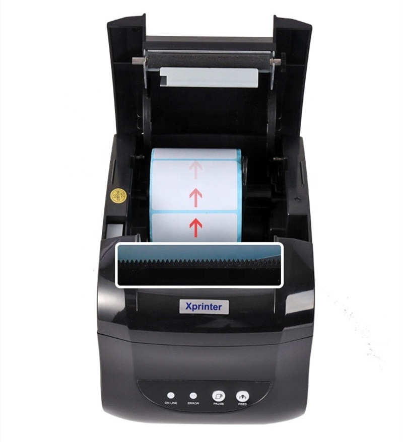 Thermal label printer 3-inch printer Product barcode printing USB mini desktop sticker xprinter 365B Bluetooth phone printing