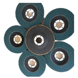 4 Inch Calcium Coated abrasives Disc Resistant Flap Disc for Metal Polishing curved flap disc