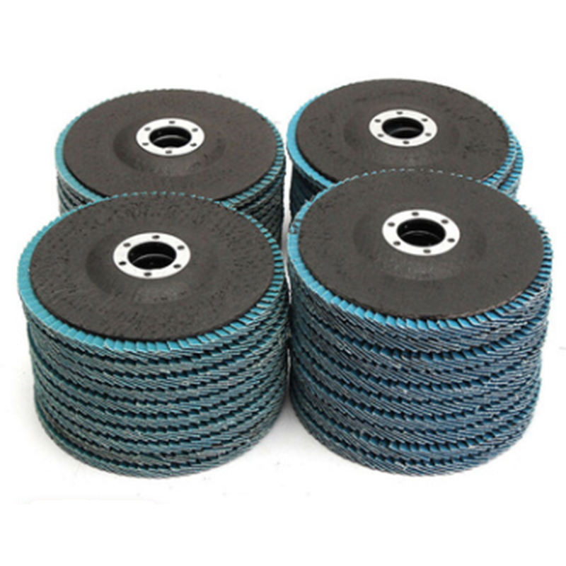 Hote sale 4.5 Inch 5 inch 115mm 125mm Silicon carbide abrasive tools mesh cover flexible flap disc grinding wheel