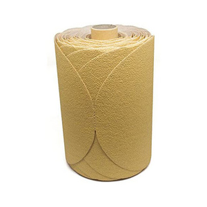 6" Self Adhesive PSA Gold Sanding Disc Roll 100PCS Abrasive Sandpaper Roll