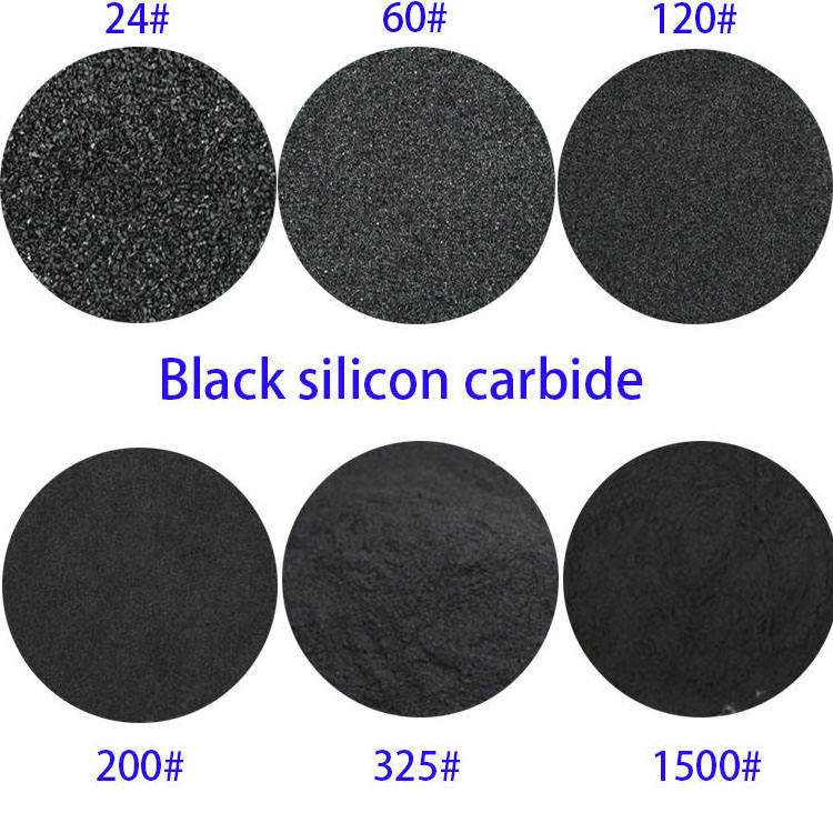 2024 Marble Polishing Powder Emery Sand Carborundum SiC Black Green Silicon Carbide Powder Grit Grain