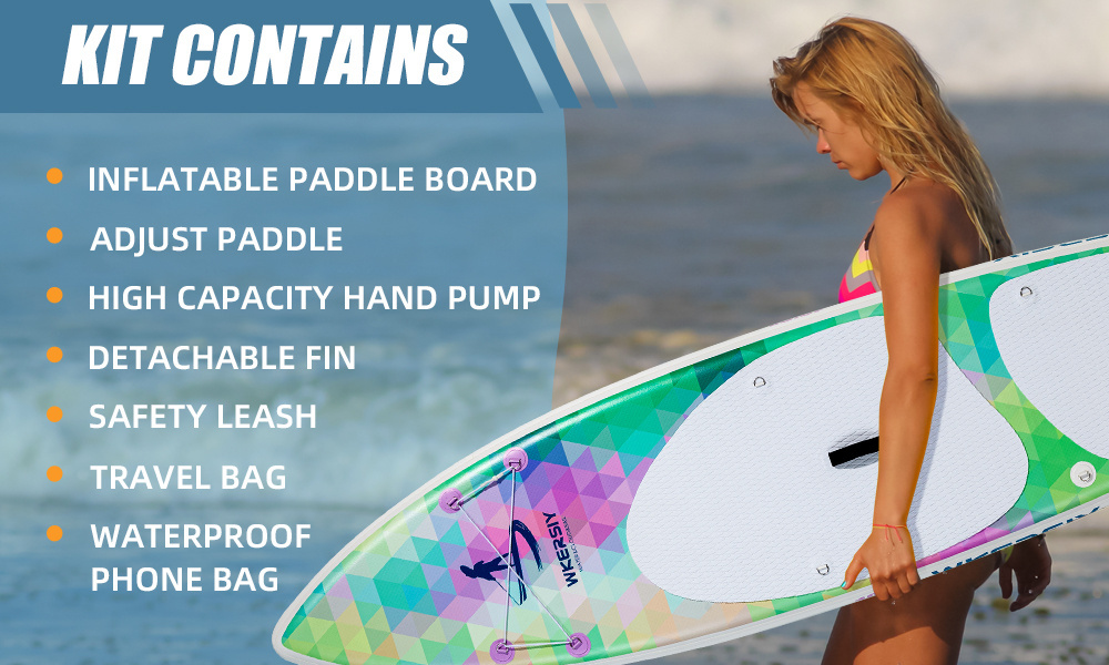 high performance sup board inflatable durable inflatable lifeguard surf rescue sup board