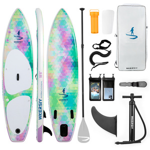 high performance sup board inflatable durable inflatable lifeguard surf rescue sup board