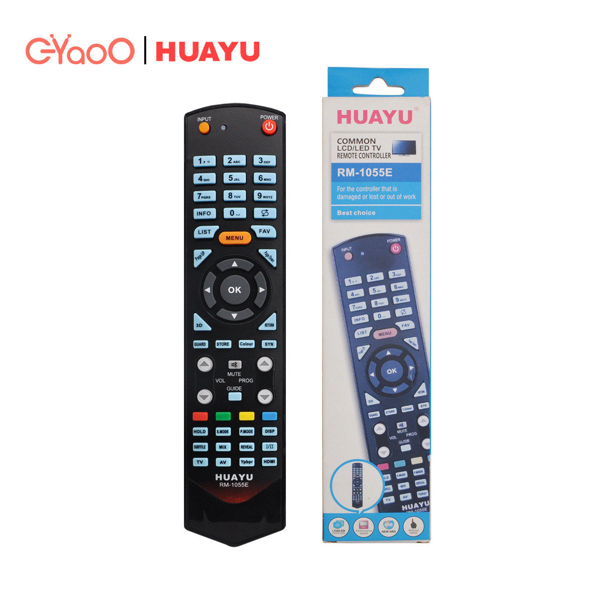 HUAYU RM-1055E Universal LCD LED TV Remote Controls For Skyworth Smart TV