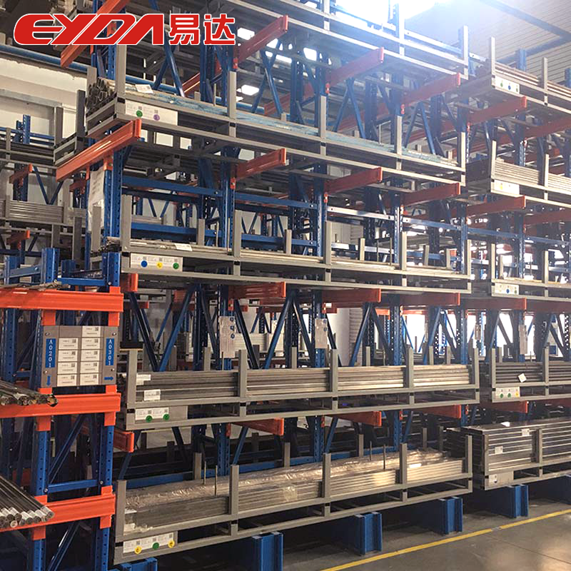 Racking for rebar storage  shelves long arm cantilever rack