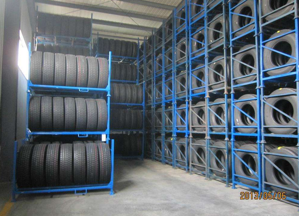 Industrial Heavy Duty Warehouse Steel Metal Car Tire Storage Rack