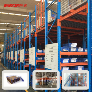 Industrial Heavy Duty Multi-Tier Warehouse Rack Steel Mezzanine Floor Storage Racking Systems