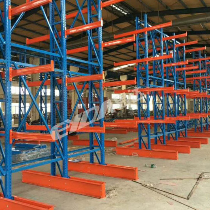 Racking for rebar storage  shelves long arm cantilever rack