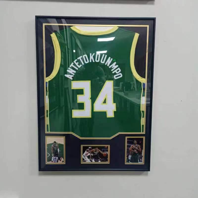 big size sports display basketball football shirt frame and jersey display picture frame  shadow box for framing jersey