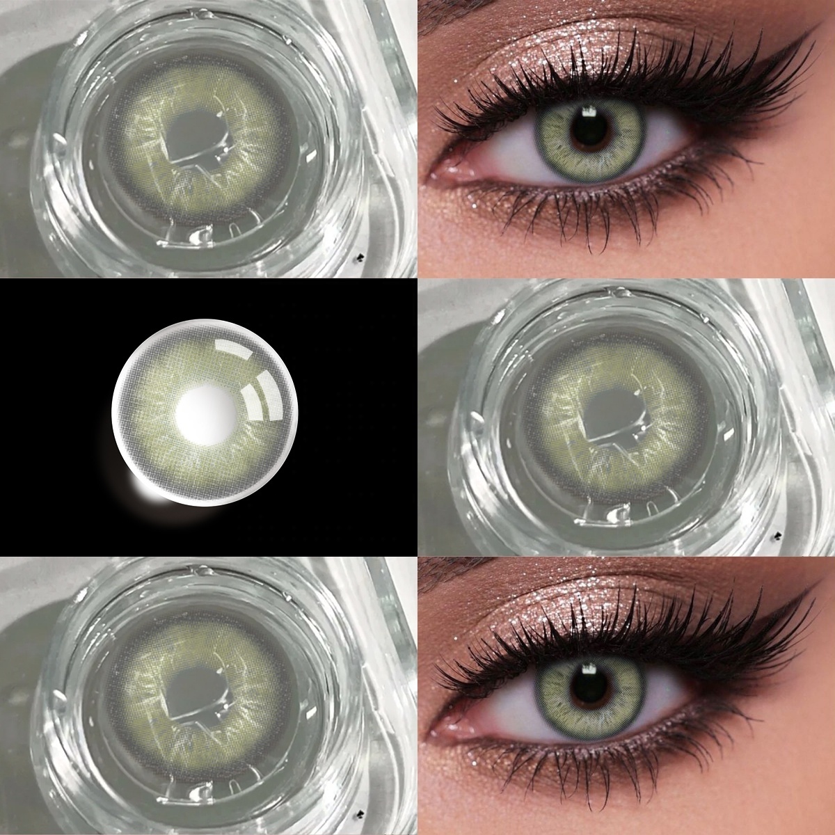 CE ISO Factory Directly Wholesale Cheap Price Germanic Green Super Natural Colored Contacts Cosmetic Color Contact Lenses