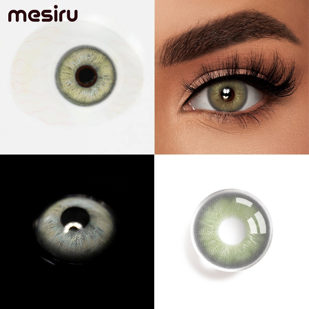 CE ISO Factory Directly Wholesale Cheap Price Germanic Green Super Natural Colored Contacts Cosmetic Color Contact Lenses