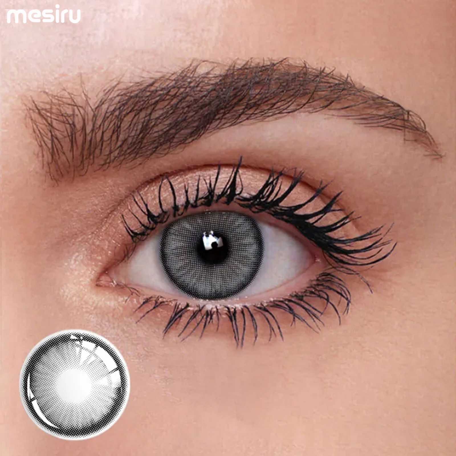 Mesiru Custom Contact Lenses Packaging High-End Contact Lenses Box Luxury Eye Lenses Color Contact Lens