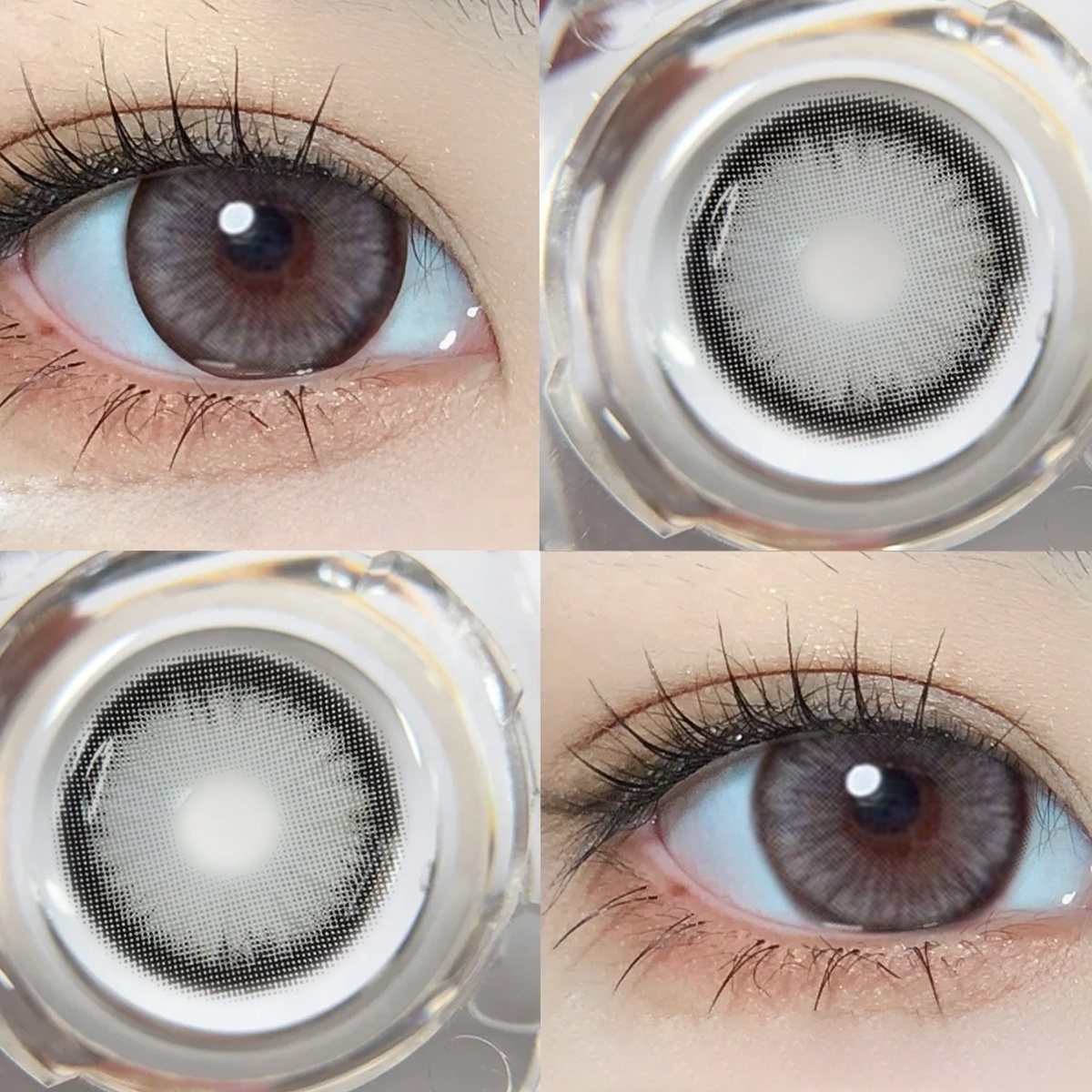 Mesiru Custom Contact Lenses Packaging High-End Contact Lenses Box Luxury Eye Lenses Color Contact Lens