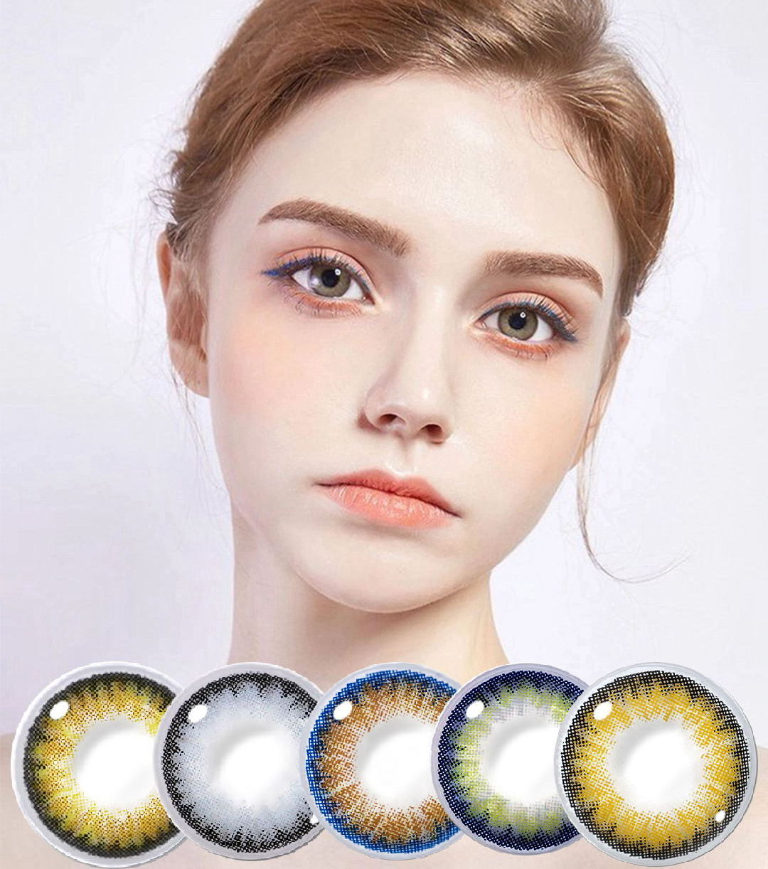 China factory direct sale cheap wholesale colored contacts 2023 fashion contact lenses cosmetic contact color lens