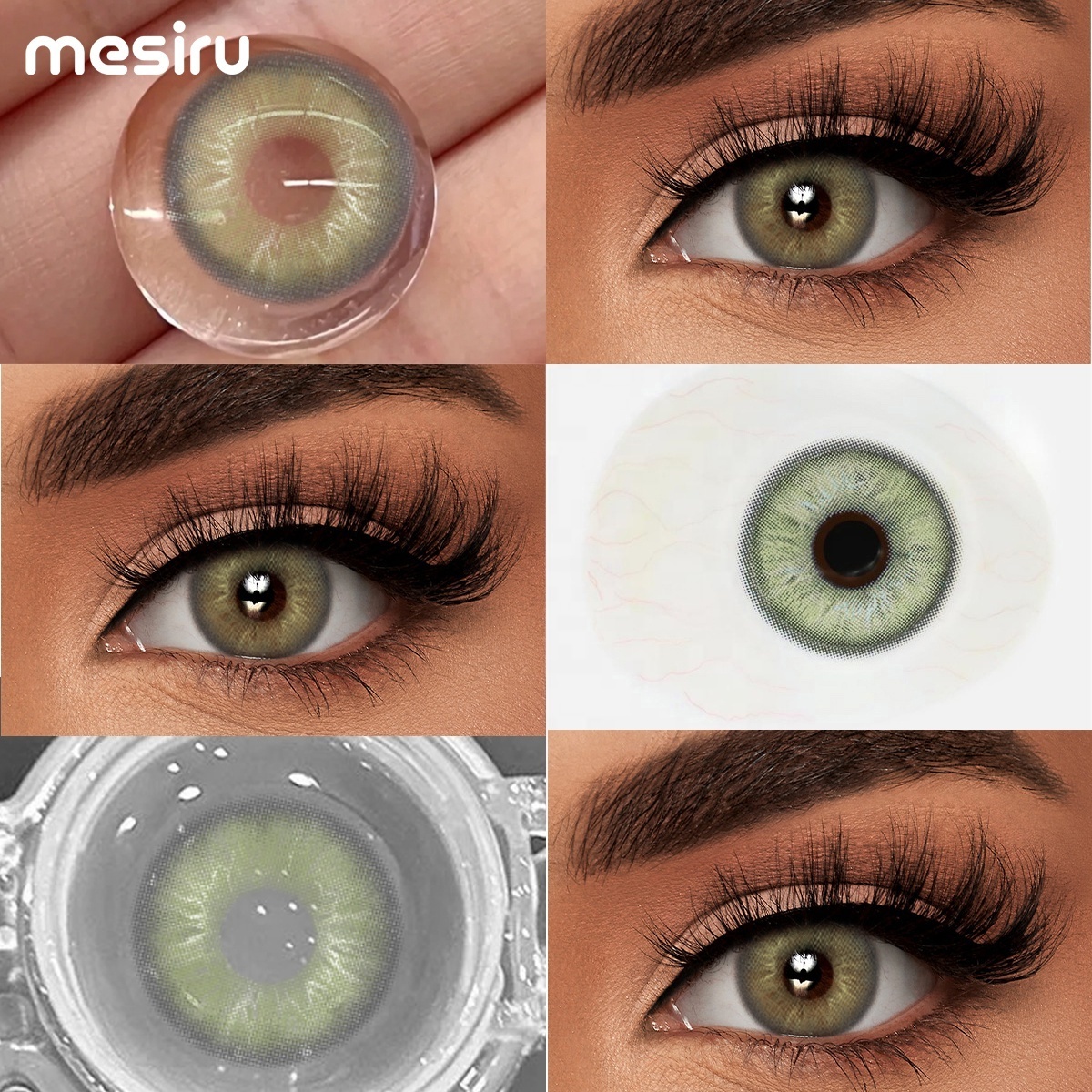 CE ISO Factory Directly Wholesale Cheap Price Germanic Green Super Natural Colored Contacts Cosmetic Color Contact Lenses