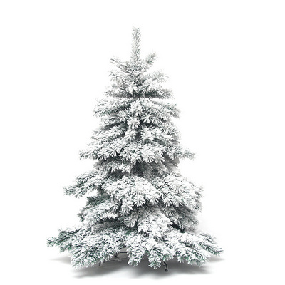 Decorated 5FT 6FT 10FT PE PVC Artificial Snow Christmas Tree Mixed Premium Flocked arbol de navidad kerstbomen Christmas Tree