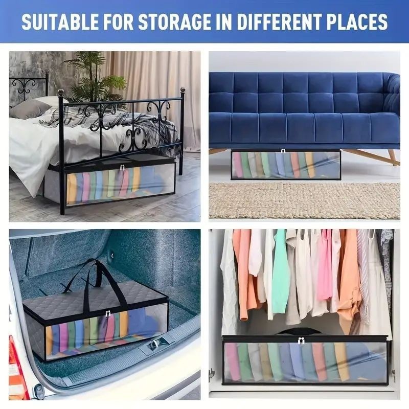 Hat storage bag behind the door hanger wardrobe clothes storage bag Foldable clothing organizer box under the bed storage box