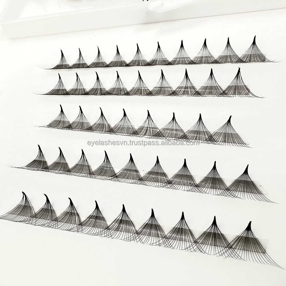 SP EYELASH New Sharp Pointy Base Premade Volume Fans 0.05 0.07 2D 3D 5D 6D 8D 10D 12D 14D 20D Long Sharp Stem Premade Fan Lashes