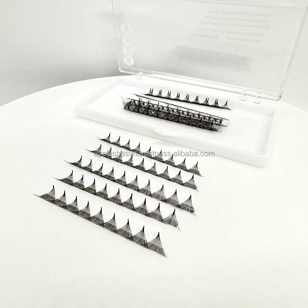 SP EYELASH New Sharp Pointy Base Premade Volume Fans 0.05 0.07 3D 5D 6D 8D 10D 12D 14D 20D Long Sharp Stem Premade Fan Lashes