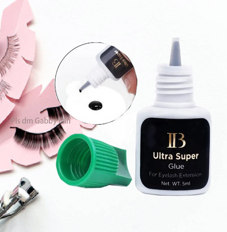 IB hot selling Private Label Ultra super Lash Glue Korea Eyelash false grafting Adhesive eyelash extension glue