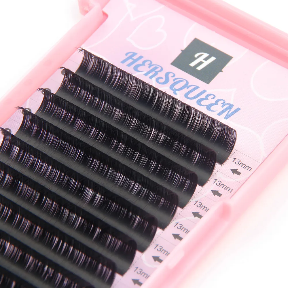 0.07mm One Second Fanning Eyelash Extensions Premium Soft Wispy Lash Fluffy Lash Natural Fluffy Russian Volume Easy Fan Lash