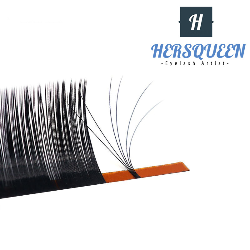 0.07mm One Second Fanning Eyelash Extensions Premium Soft Wispy Lash Fluffy Lash Natural Fluffy Russian Volume Easy Fan Lash