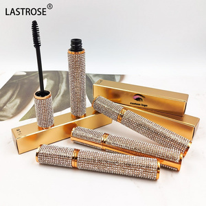 Wholesale Mascara New Rose Gold 5D Volumizing Fiber Eyelash Mascara Private Label Waterproof Mascara With Growth Serum