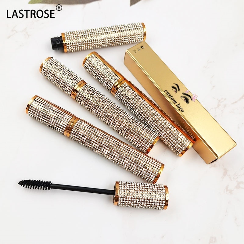 Wholesale Mascara New Rose Gold 5D Volumizing Fiber Eyelash Mascara Private Label Waterproof Mascara With Growth Serum