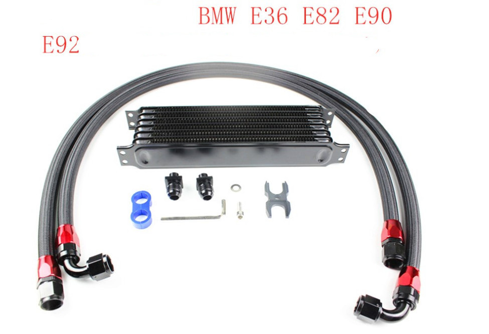 Auto Electrical Systems  Tuning Engine Transmission Stacked Plate Oil Cooler Radiator Fans Fit for  BMW E36 E36 E46 E82 E82 E90