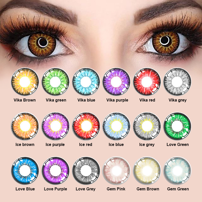 Mill Creek cosplay len crazy contact lens colorful yearly color lens unique contact 14.5mm lenses