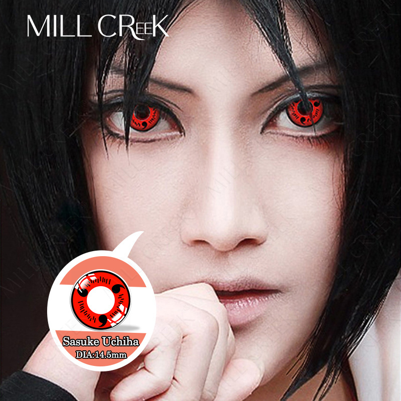 Wholesale color contact lens 2023 new model Haruno Sakura sharingan color contact lenses cosmetic contact lenses