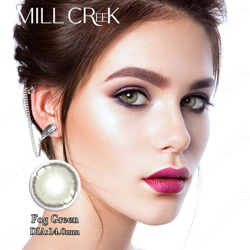 MILL CREEK Eyewear Blue Purple Green Tinted Daily Colored Contacts Lenses Wholesale Contact Supplier