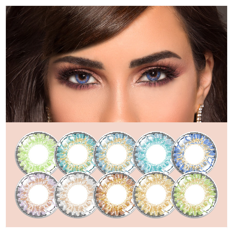 Mill Creek yearly disposable color contact lens super comfortable candy anime colored contact lenses