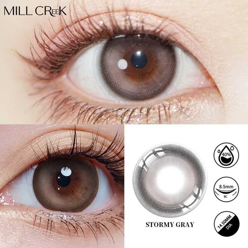 Mill Creek Soft lenses solid colorful yearly color lenses small fresh contact lens new style contacts