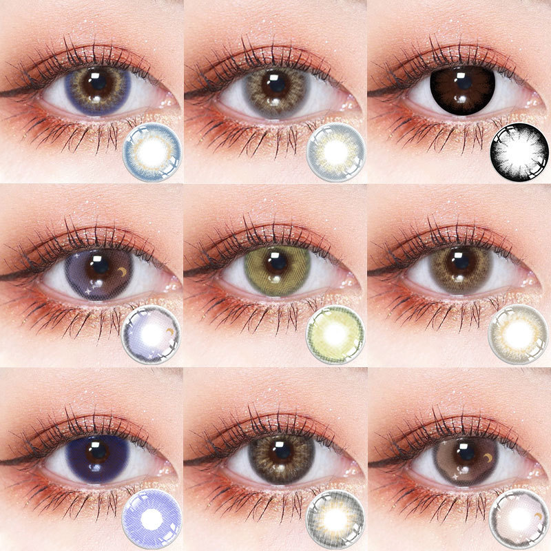 Fancy Color Crazy Lens Realcon Halloween Cosplay Crazy Lens Sharingan Circle Colored Eye Contact Lenses