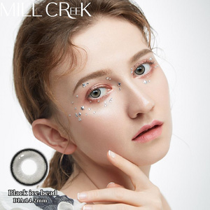 Mill Creek Soft lenses solid colorful yearly color lenses small fresh contact lens blue color contacts