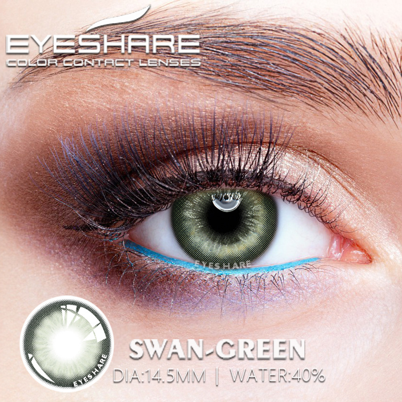 EYESHARE Factory Colored Lenses Contacts Wholesale Eye Makeup Color Contact Lenses Yearly Cosmetics Contacted Lens Eyes Lens