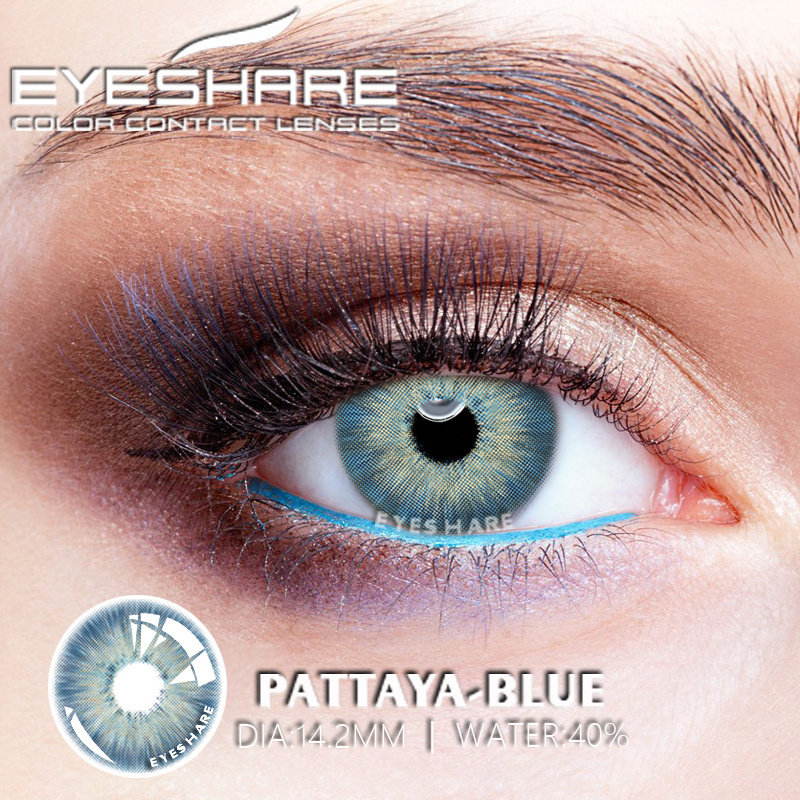 EYESHARE Factory Colored Lenses Contacts Wholesale Eye Makeup Color Contact Lenses Yearly Cosmetics Contacted Lens Eyes Lens